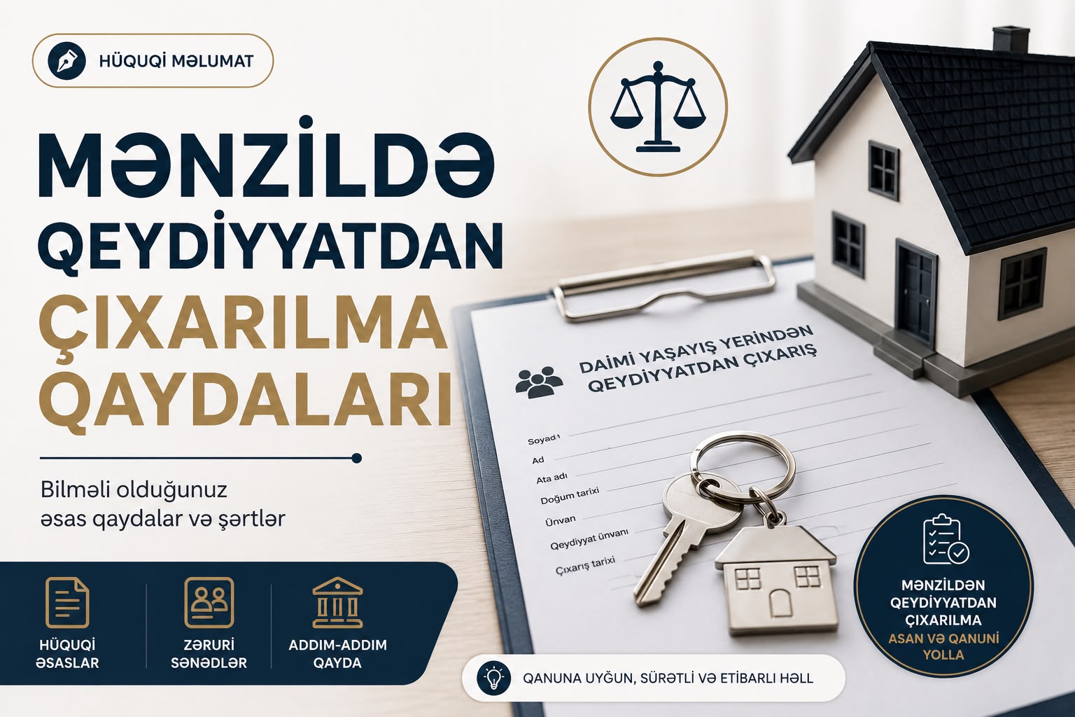 Rules for deregistering from an apartment