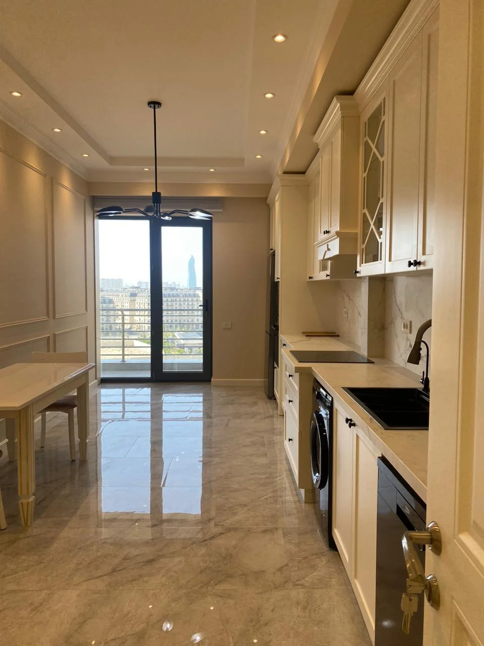 Kirayə 3 otaqlı Mənzil 157 m² Xətai r. Ağ şəhər q. – şəkil 14