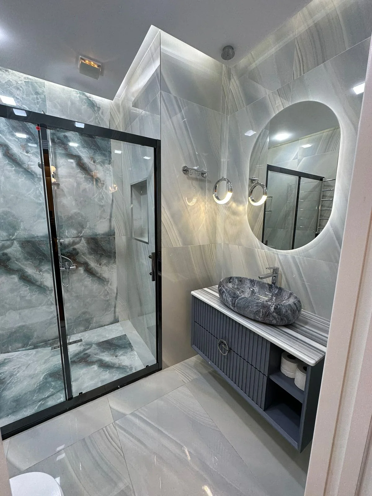 Kirayə 3 otaqlı Mənzil 140 m² Xətai r. Ağ şəhər q. – şəkil 8