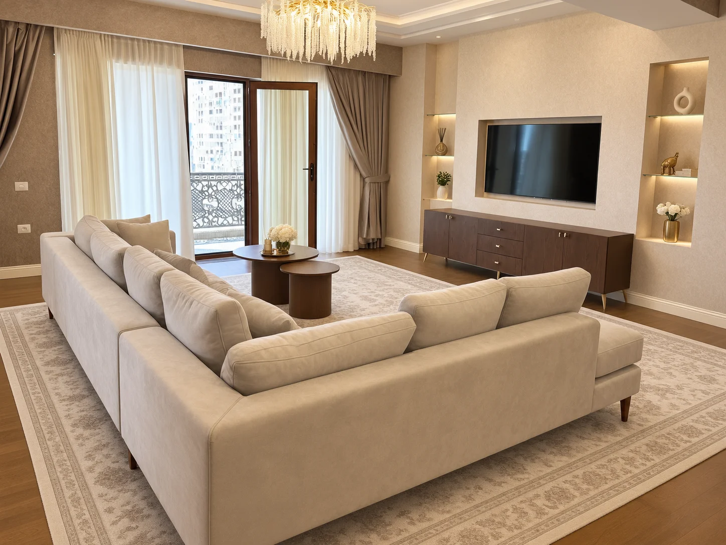 Kirayə 5 otaqlı Mənzil 260 m² Nərimanov r. – şəkil 1