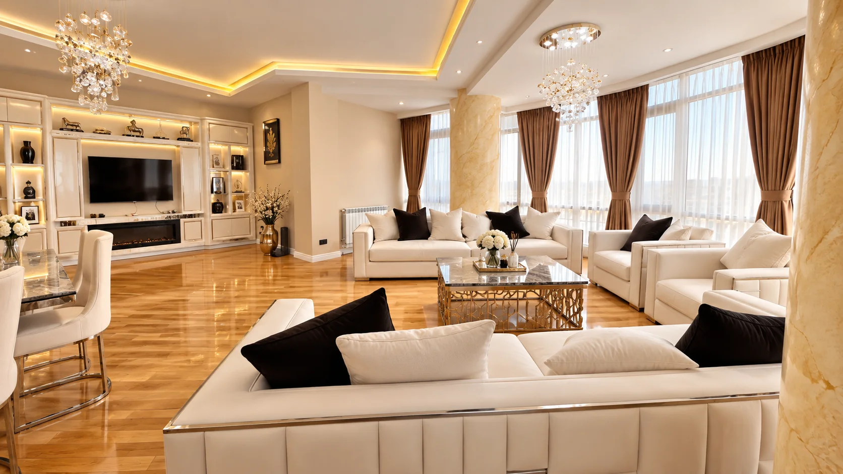 Kirayə 4 otaqlı Mənzil 200 m² Nəsimi r. – şəkil 4