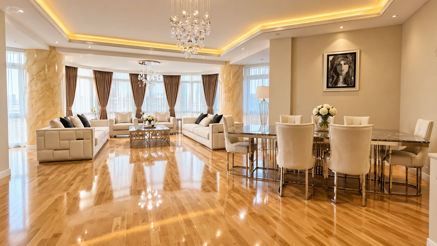 Kirayə 4 otaqlı Mənzil 200 m² Nəsimi r. – şəkil 2