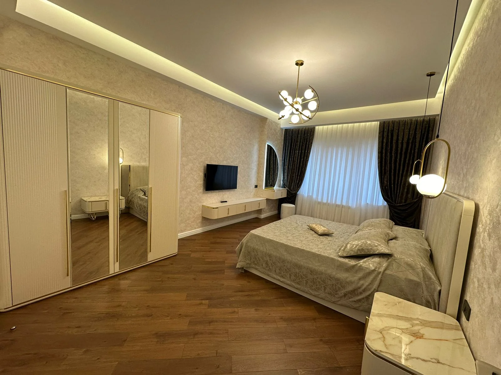 Kirayə 3 otaqlı Mənzil 140 m² Xətai r. Ağ şəhər q. – şəkil 6