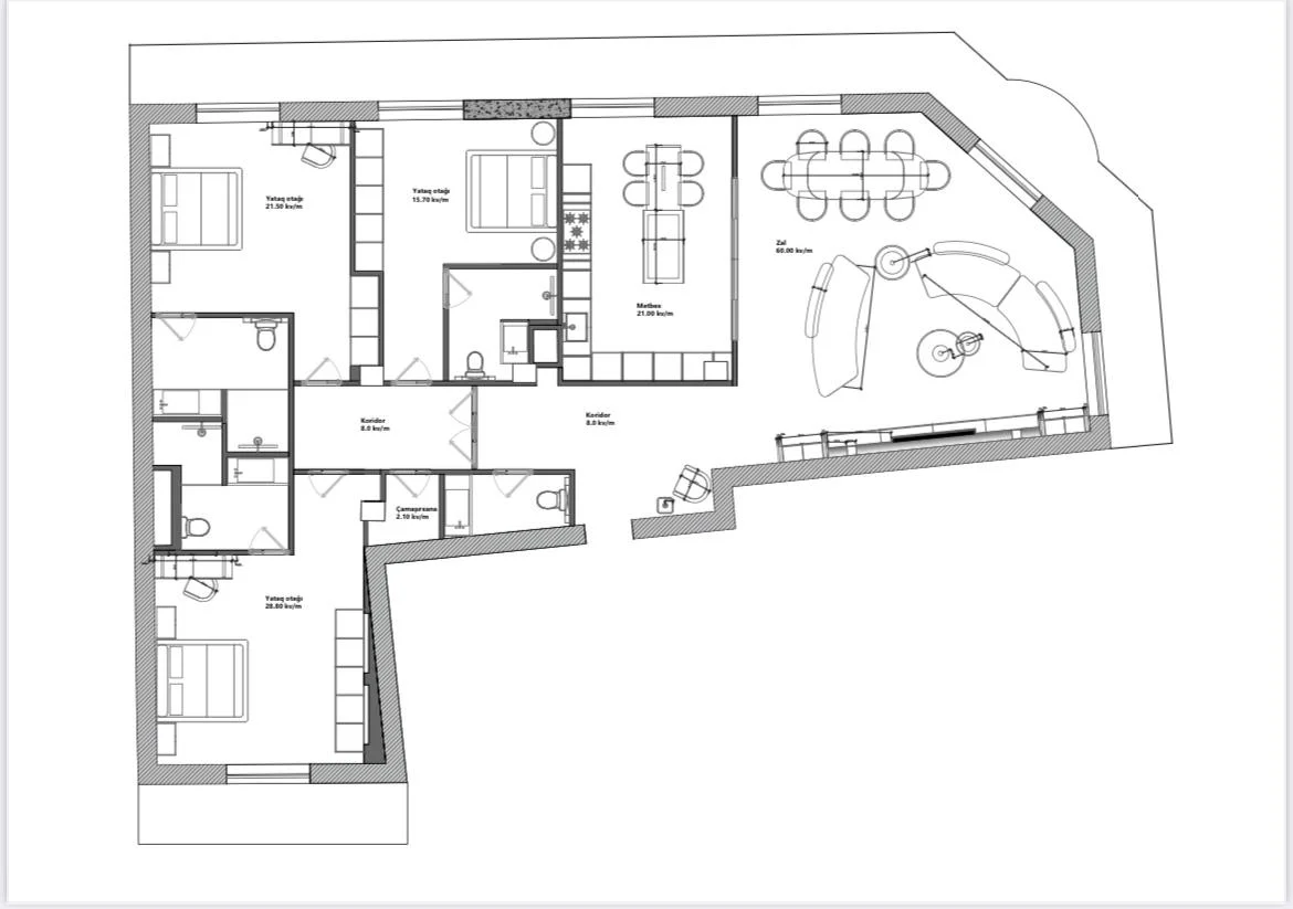 For sale 4-room Apartment 213 m² Xətai dist. – şəkil 2